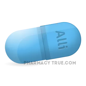 Package of Orlistat medication